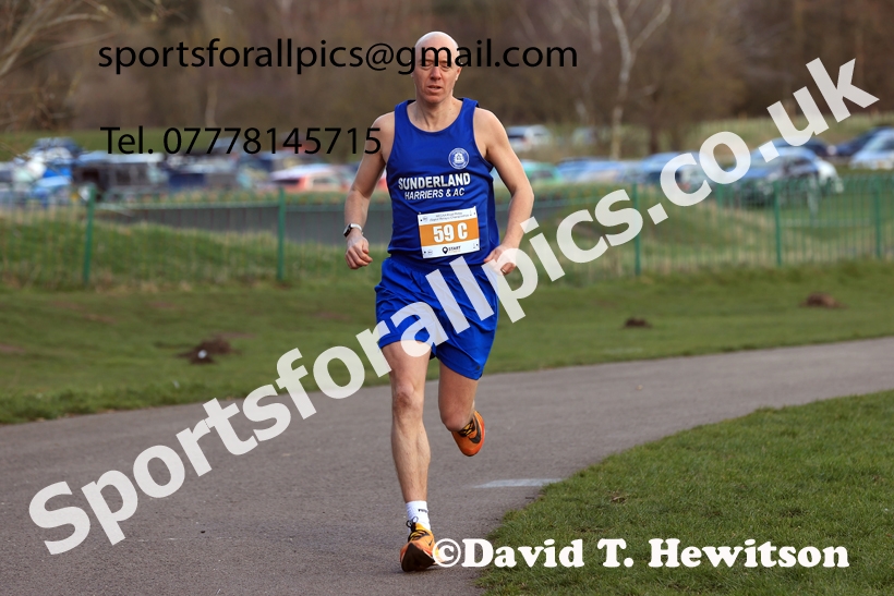 Masters Men Over-35s to 49s, 2026 NECAA Royal Signals Road Relays, Hetton Lyons Country Park, Hetton le Hole. Photo: David T. Hewitson/Sports for All Pics